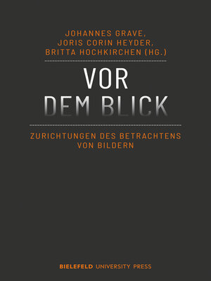 cover image of Vor dem Blick